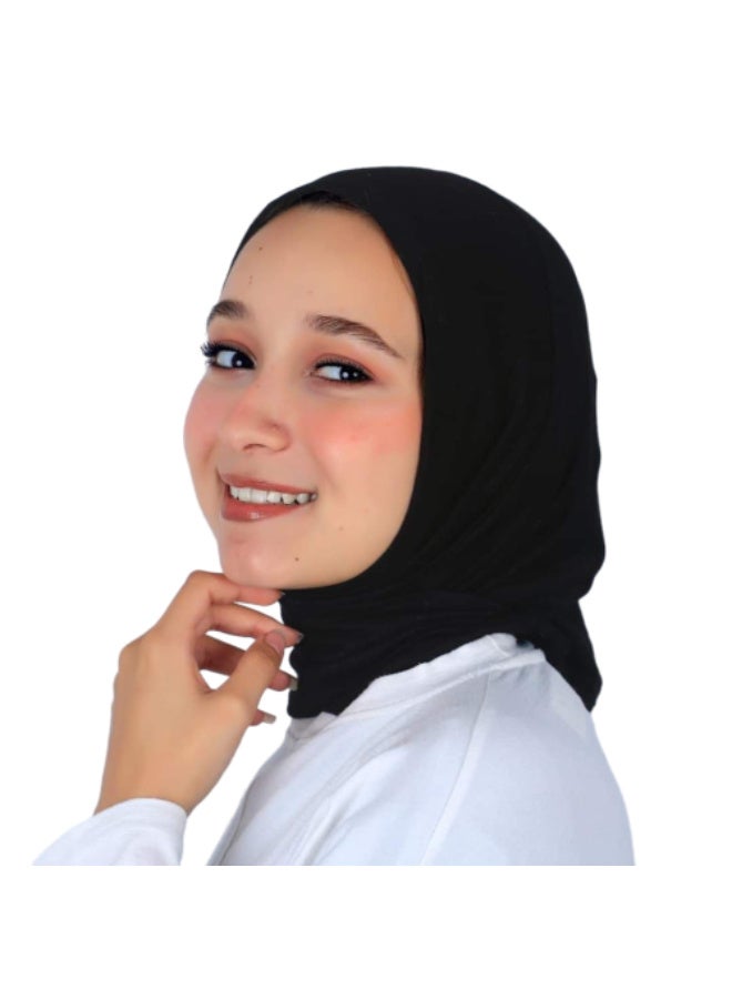 Premium Kuwaiti Cotton Pull-on Hijab - One-Piece Ready-to-Wear - Multi-colors - Image 5